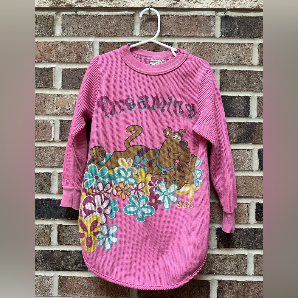 Cartoon Network Scooby Doo Pink Nightgown Size 6-6x